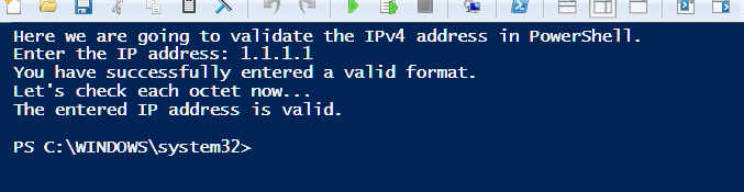 Test Case 2 - Valid IP