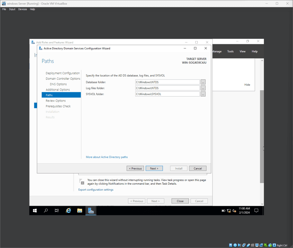 Step 15 - Folder Paths