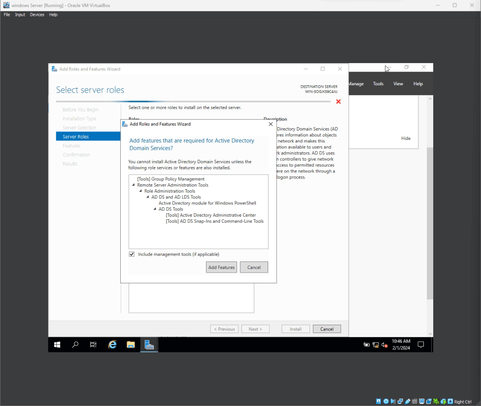 Step 5 - Feature Confirmation